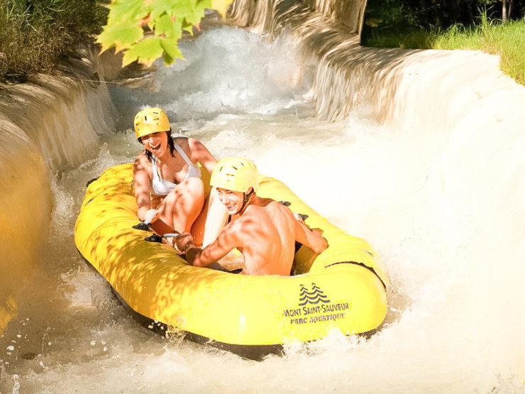 Parc aquatique du Mont Saint Sauveur, au Québec