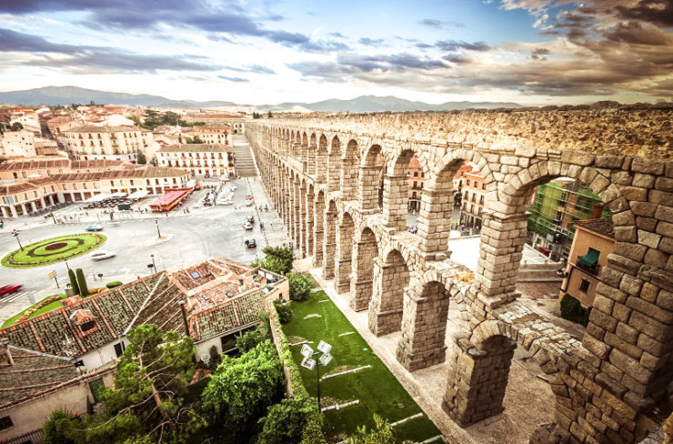 l'aqueduc de Ségovie