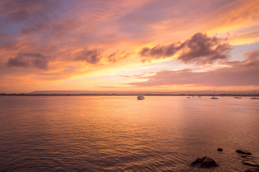 Siracusa atardecer