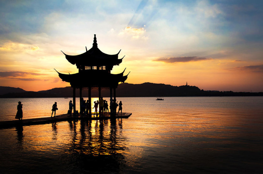 Lac de l'Ouest, à Hangzhou