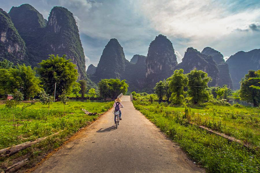 Balade à Velo vers Yangshuo