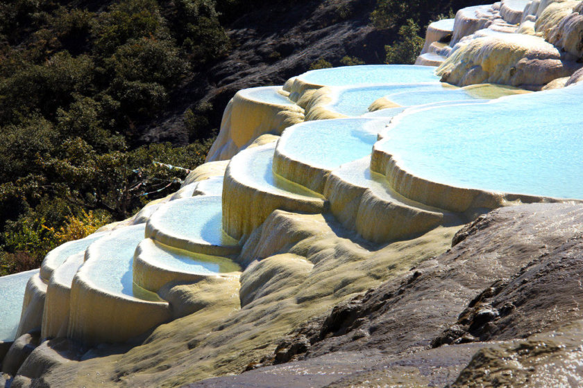 White water terraces