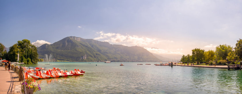 velo au lac d'annecy