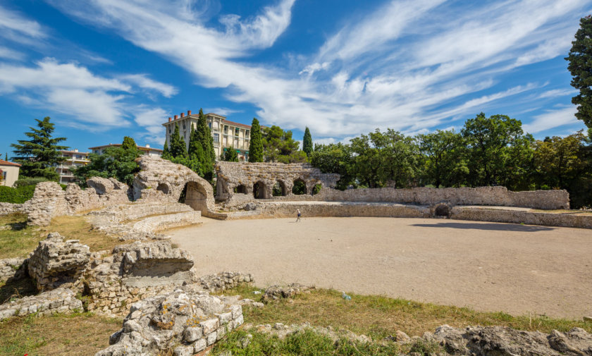 arenas de Cimiez, en Niza