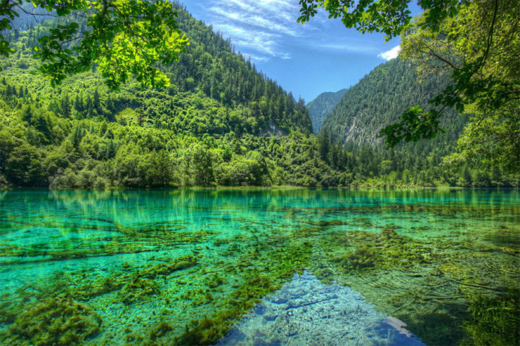 Jiuzhaigou en Chine