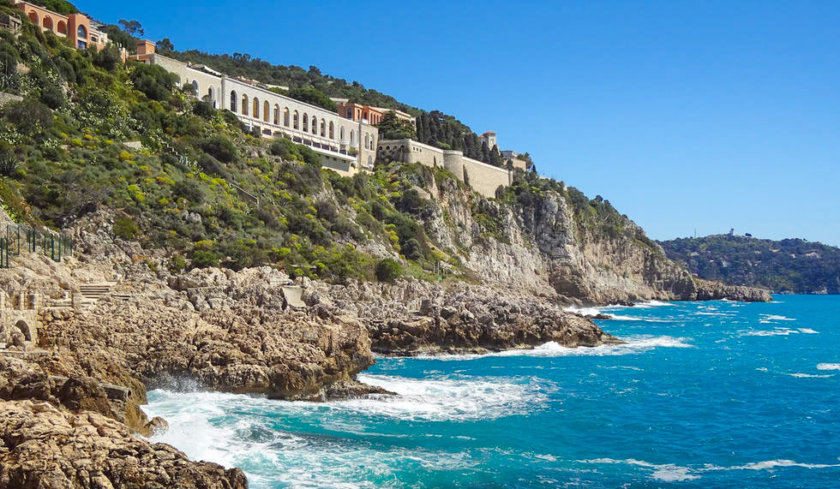 The coastal path from Nice to Villefranche