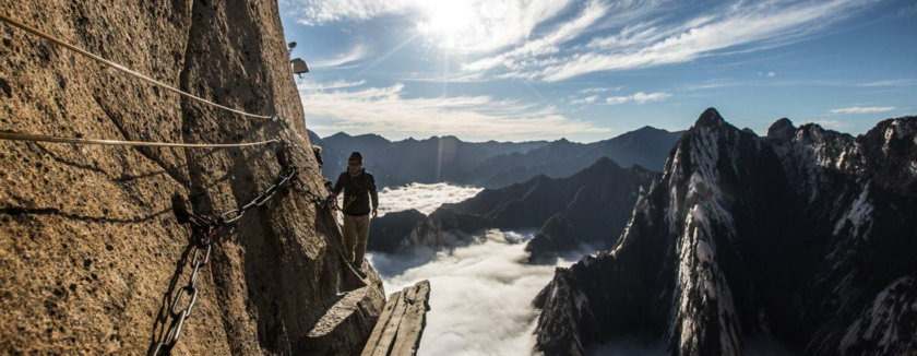 Huashan en Chine