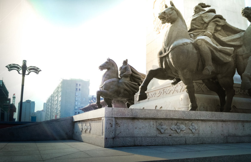 Statue sur le Great Tang All Day Mall