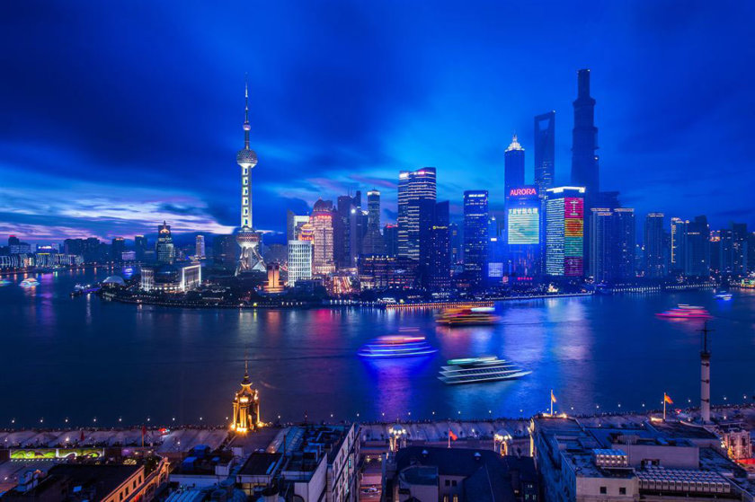 Croisière sur la rivière Huangpu, à Shanghai