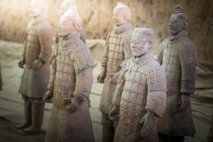 Xi'an guerriers de terre cuite