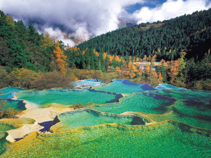 Huanglong en Chine