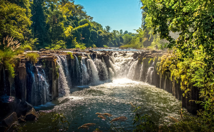 Les cascades sur le plateau des Bolovens