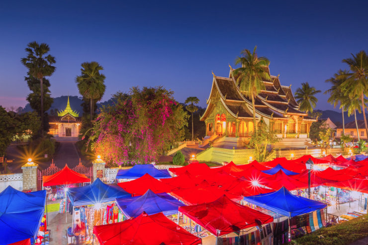 Marché de nuit de Luang Prabang