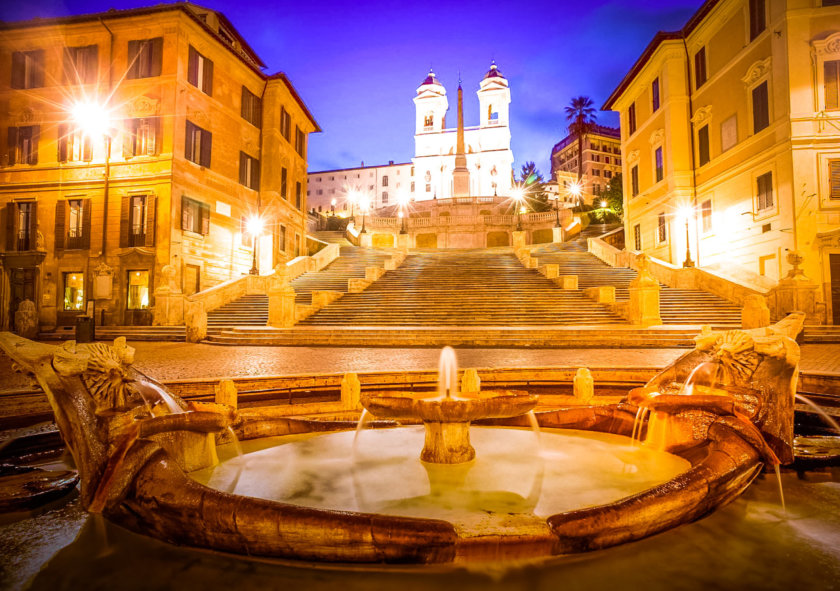 place d'espagne de Rome