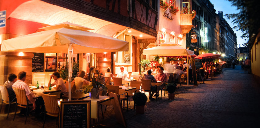 Straßburg tire-bouchon restaurant