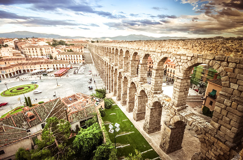 l'aqueduc de Ségovie