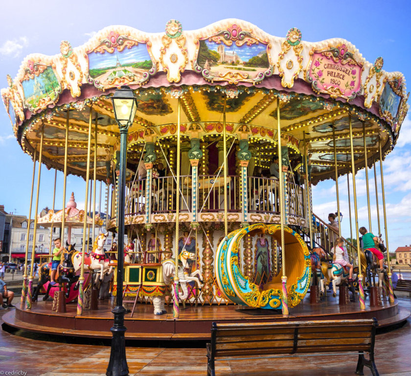 The carousel of Honfleur