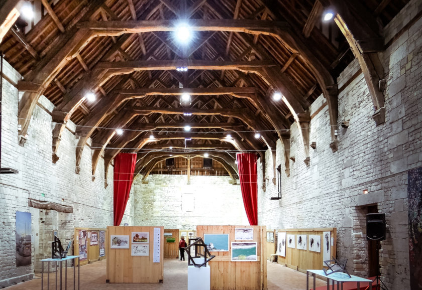 A Grenier à sel (salt storage room) in Honfleur, with it's wooden ceiling