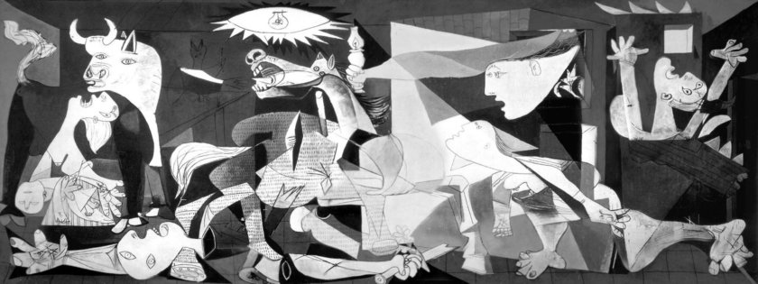 Picasso's Guernica at the Reina Sofia Museum