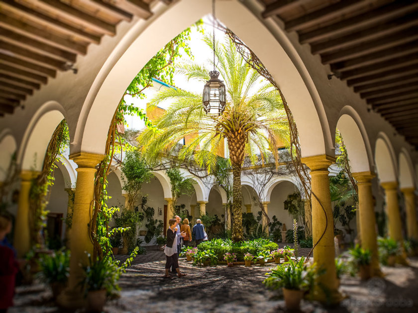 Un patio del Palazzo Viana