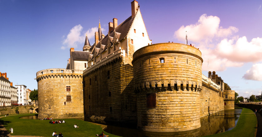 Das Schloss der Herzöge der Bretagne in Nantes