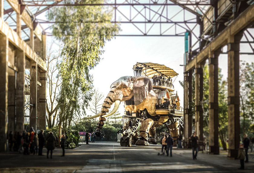 Galería de las máquinas, en Nantes