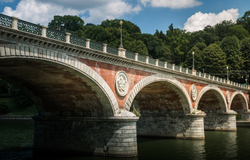 Puente Isabella, en Turín - Parco del Valentino