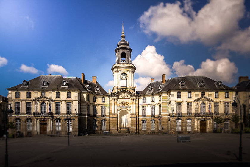 Town Hall square Rennes