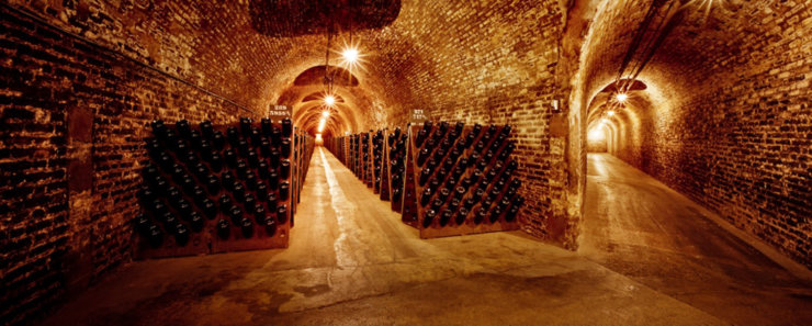 Champagne cellar Reims