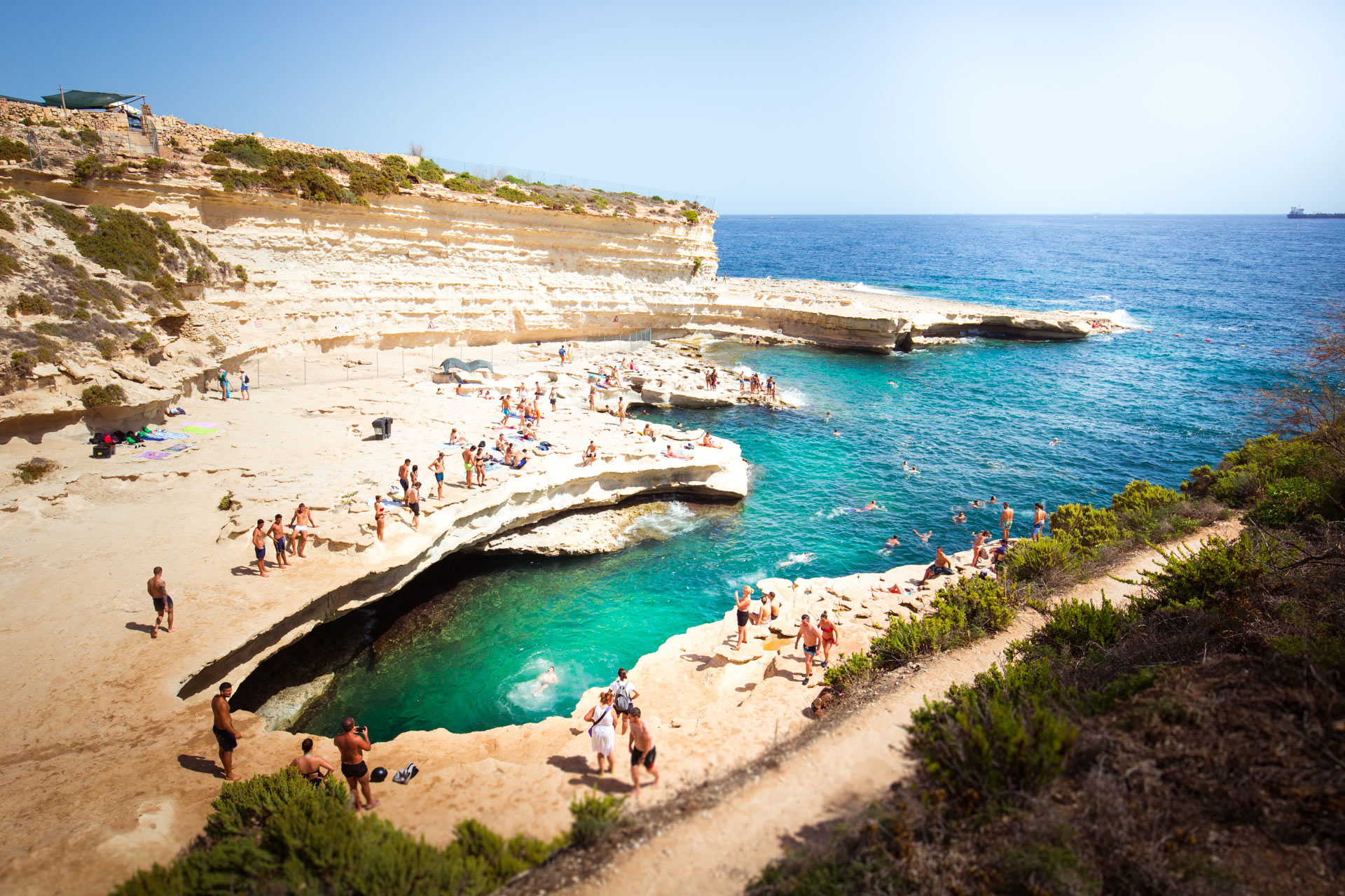 malte plage paradisiaque