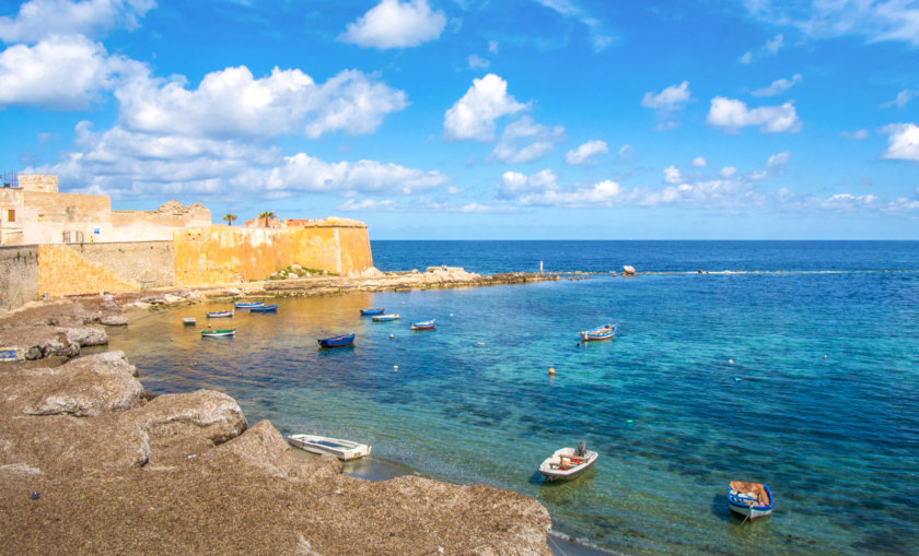 Trapani beach