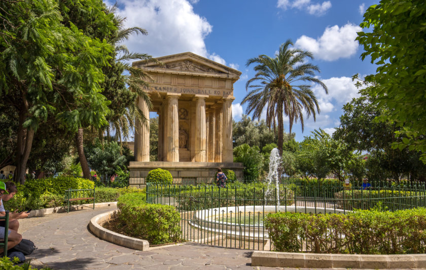 Lower Barrakka Garden Valletta