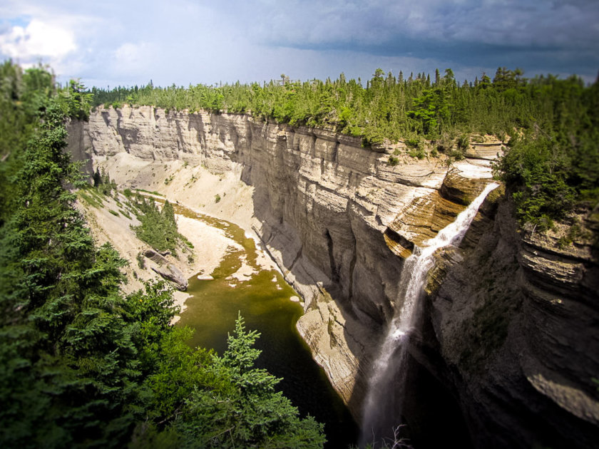 chute de Vauréal Anticosti