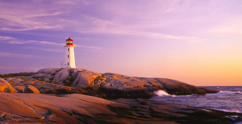 phare de Peggy's cove, en Nouvelle Ecosse