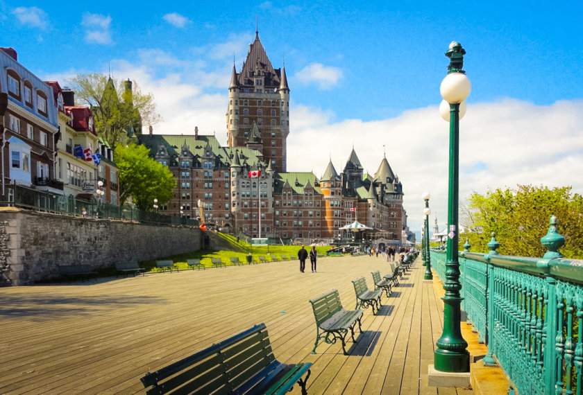 The Dufferin Terrace promenade