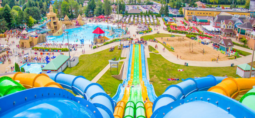 Le village vacances Valcartier, proche de Québec