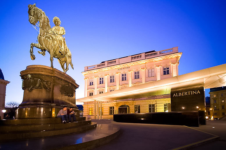 The Albertina museum.