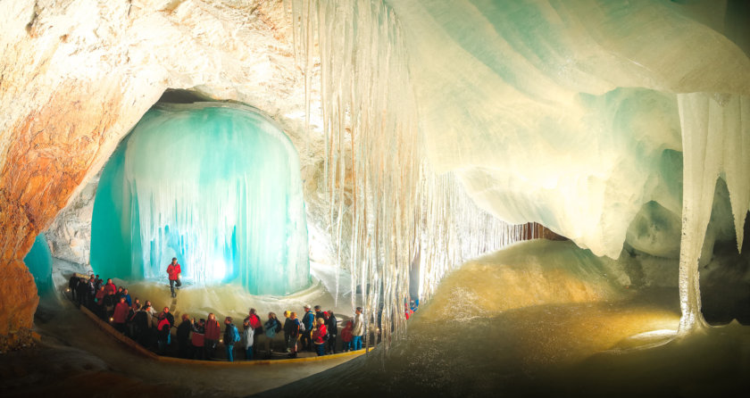 Obertraun ice caves
