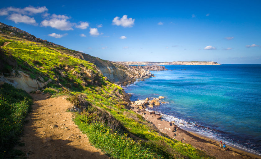 Plage de Bajia ta' Mgiebah Malte