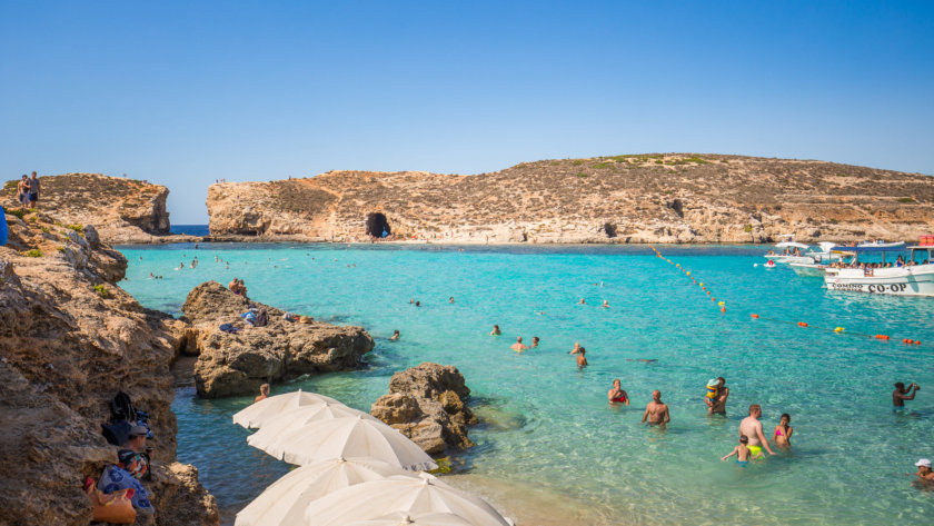 Blue Lagoon laguna Azul beach Malta