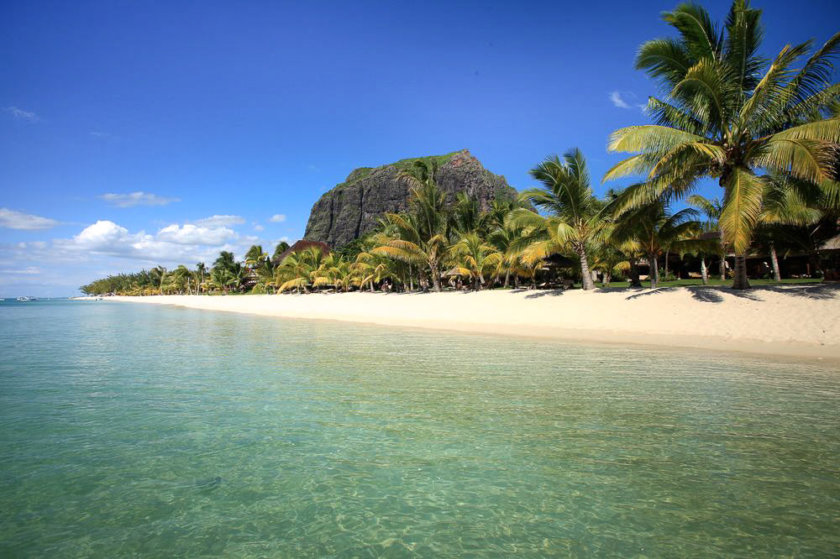 The beach at Morne Brabant