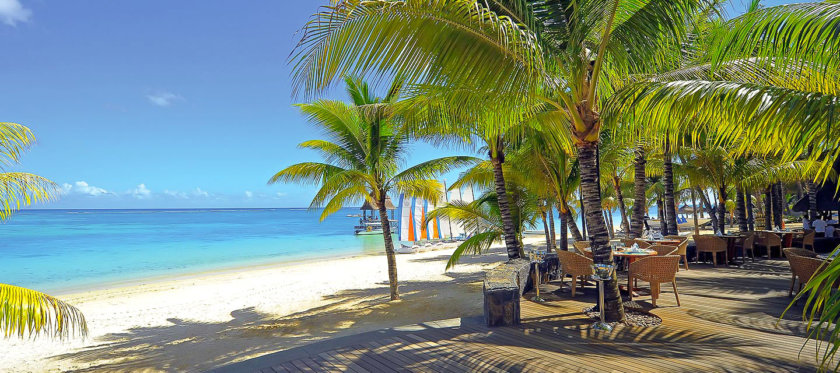 La plage de Trou aux biches, une des plus belles de l'île Maurice