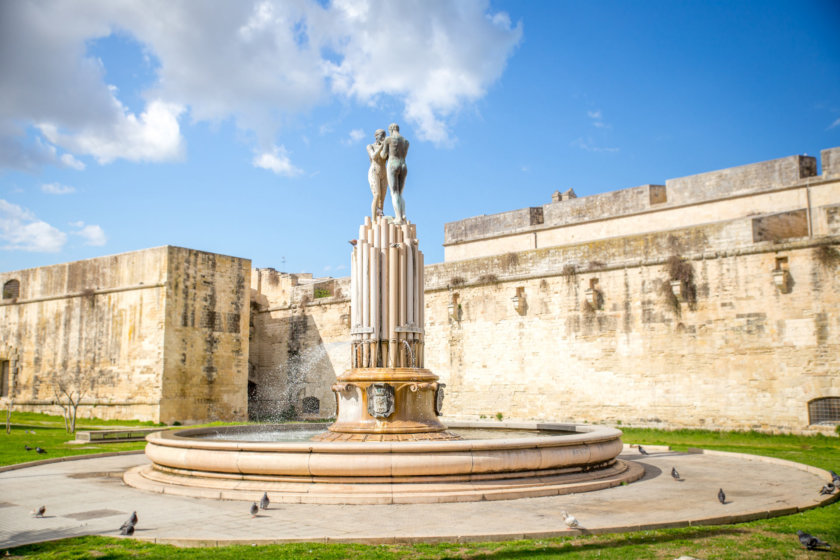 Lecce Castle ramparts