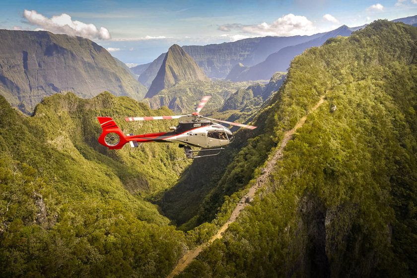 la reunion helicopter tour