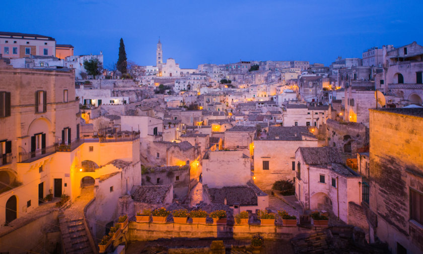 Matera by night