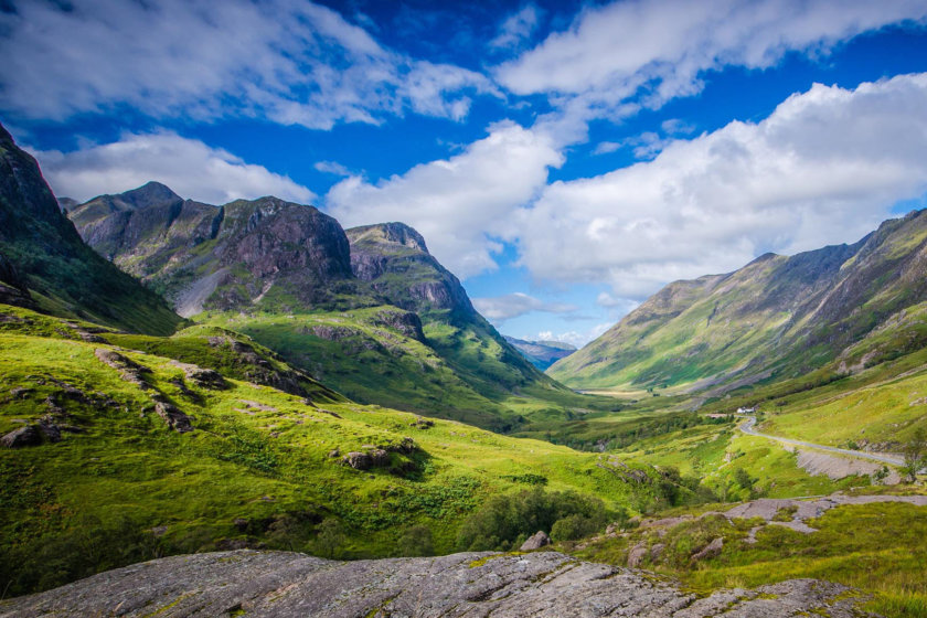 Vale de Glen Coe, Escócia