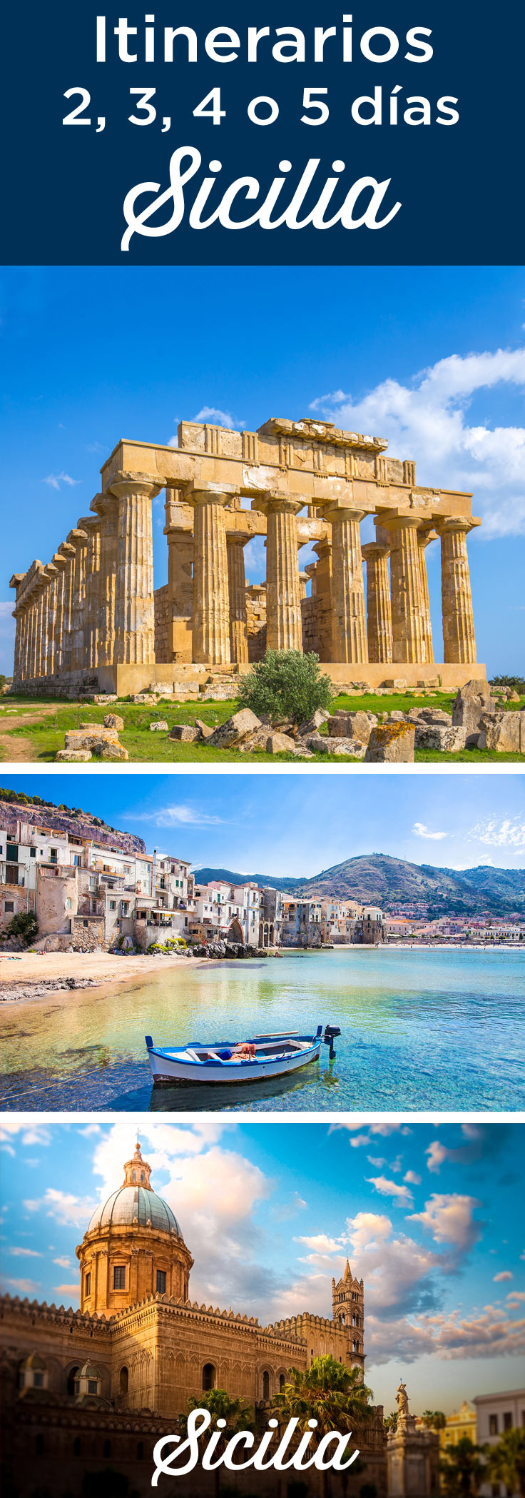 Itinerarios: Sicilia en 2 3 4 5 días