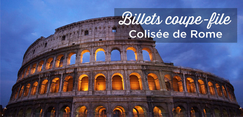 Billet coupe file Colisée Rome