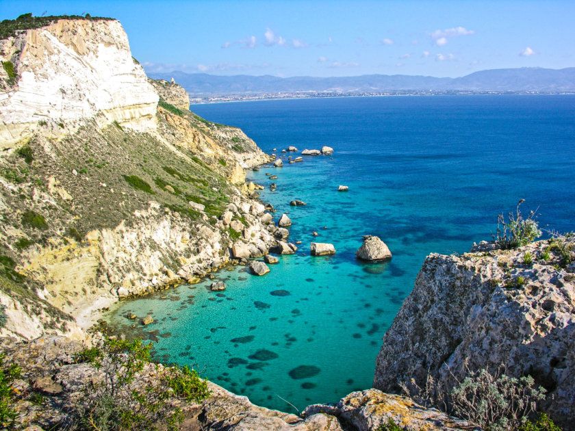 playa poetto cagliari Sella del Diavolo