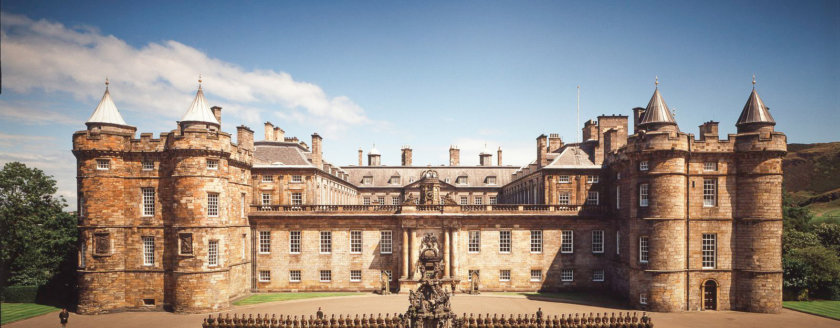 Palácio de Holyrood em Edimburgo